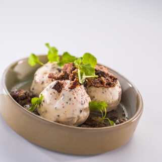 Chocolate Covered Idaho Potato & Bacon Sundaes