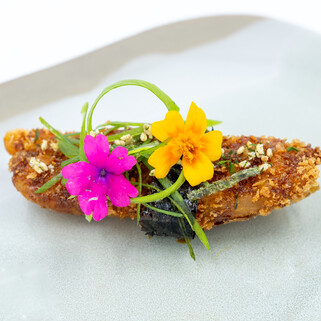 Idaho Potato Shrimp Toast