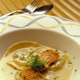 Bacon & Idaho® Potato Ravioli (in Wonton Skins)