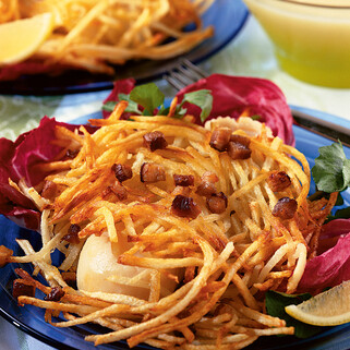 Idaho® Potato Encrusted Scallops