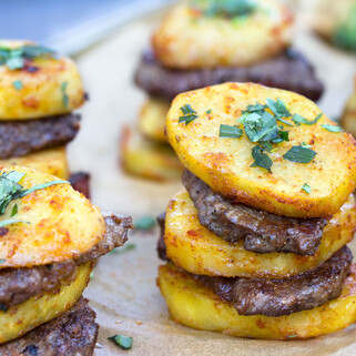 Steak and Idaho® Potato Stacks  