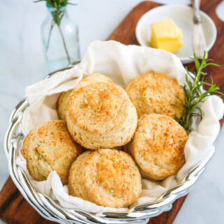 Potato Biscuits with Rosemary & Parmesan