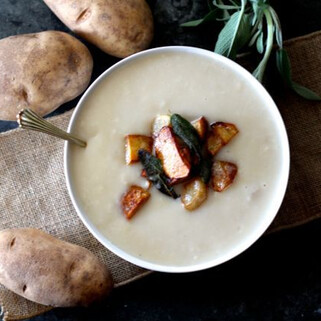 Light Cream of Potato Soup