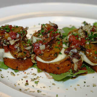 Idaho® Potato Bruschetta with Tomatoes and Olives