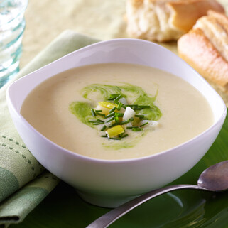 Potato, Leek and Spring Onion Soup