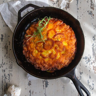 Garlic Rosemary Pommes Anna