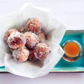 Lemon Crème Fraiche Idaho® Potato Doughnuts 