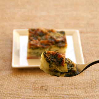 Spinach Gruyere Idaho® Potato Gratin