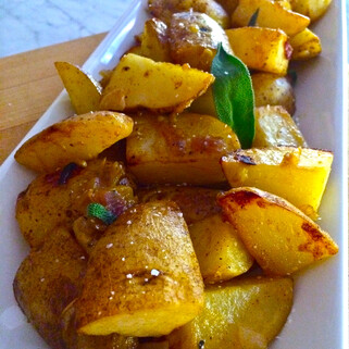 Roasted Honey Mustard Idaho® Potatoes With Fresh Sage