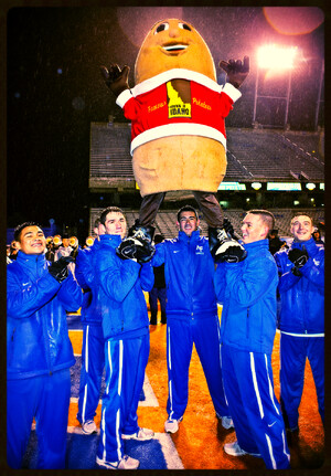 In a Wet-Weather Showdown, the Air Force Academy Took on Western Michigan University at the 18th Annual Famous Idaho® Potato Bowl