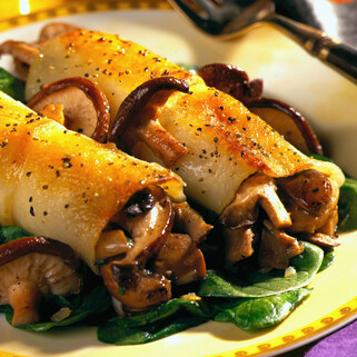Cannelloni of Potato and Wild Mushrooms