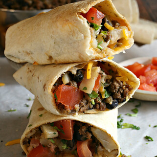 Tex-Mex Idaho® Potato and Beef Burritos