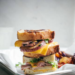 Loaded Potato Grilled Cheese Sandwich