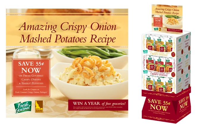 freshgourmetpromos In-store displays and an online entry form helped generate thousands of entries for the high-value