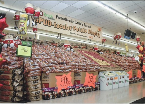 More than 80,000 pounds of Idaho&reg; potatoes were used in this 
