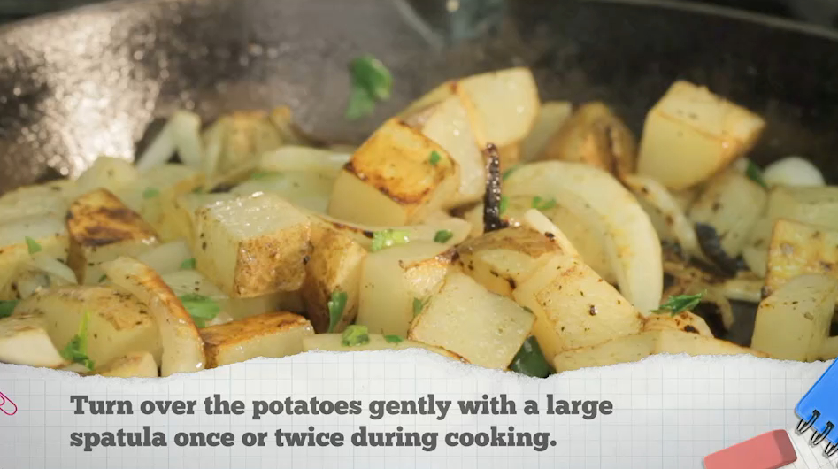 3 Potato 101 Sauteing Idaho® potatoes is just one of the many cooking techniques featured on Potato101.com.